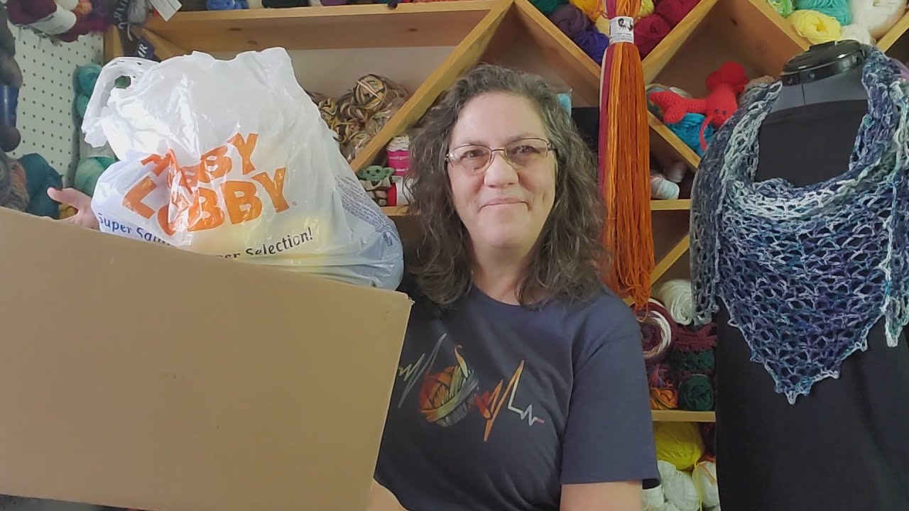 Crochet Supplies and Yarn Haul