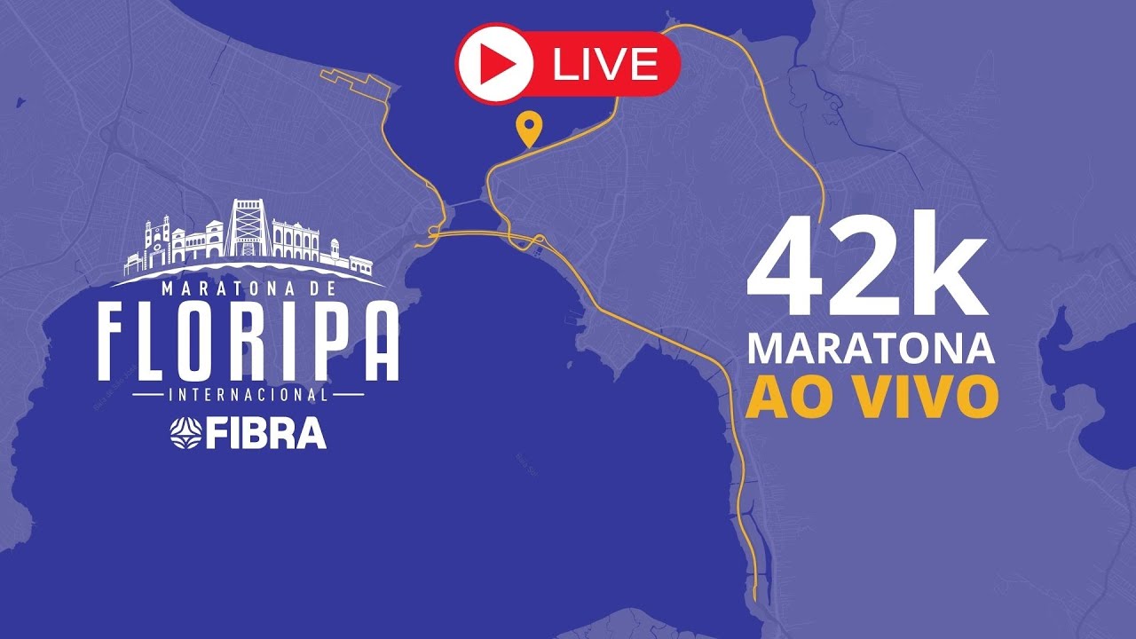 🔴 42K da MARATONA DE FLORIPA FIBRA 2025 - Ao Vivo