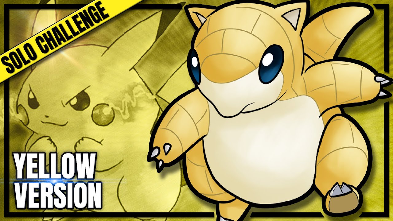 Sandshrew Only - Pokemon Yellow