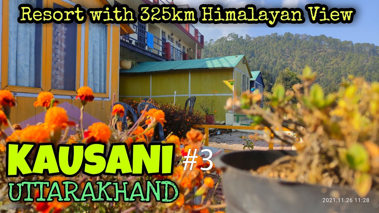 Resort where we stayed | Himvadi Resort Kausani | Full Himalyan View | Sunrise View #kausani #resort