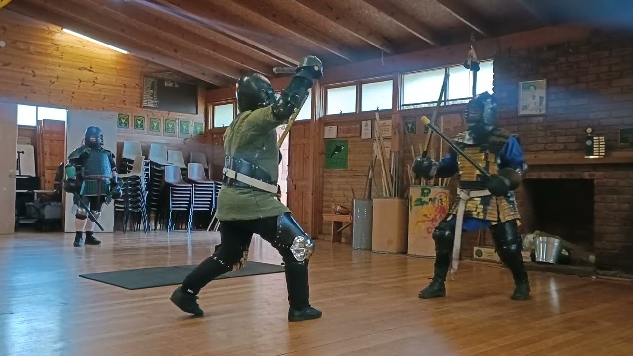 Dolphin's Keep 12/2/26 Everard and Hanbal. Two fighters, four swords.