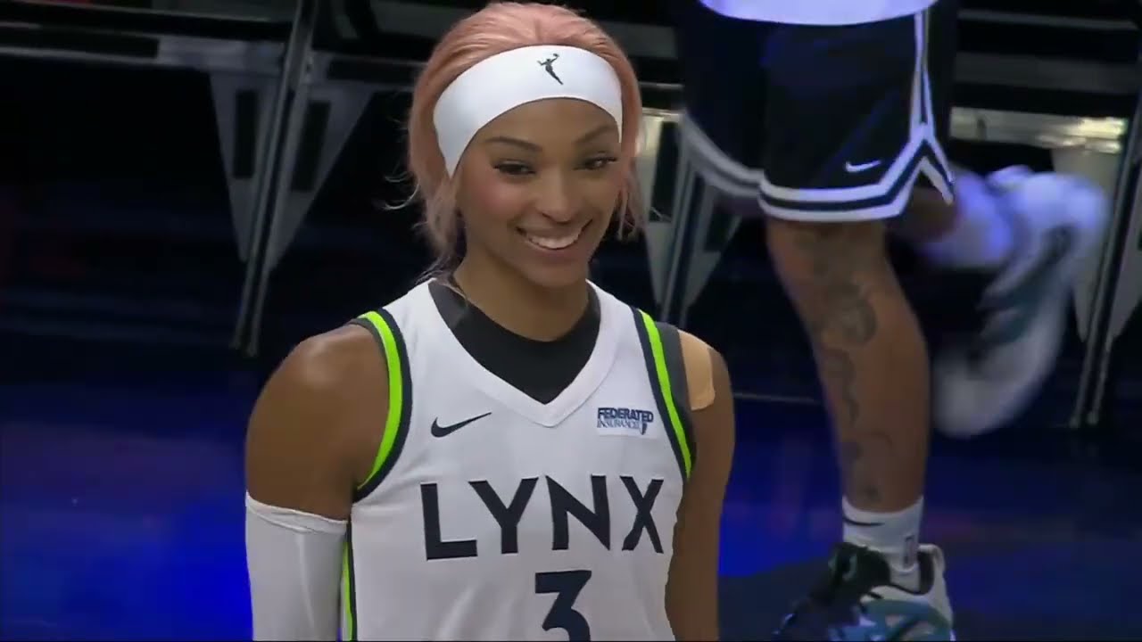 DiJonai Carrington Highlights/Media - 8/8/25  Minnesota Lynx vs Washington Mystics - Game 1