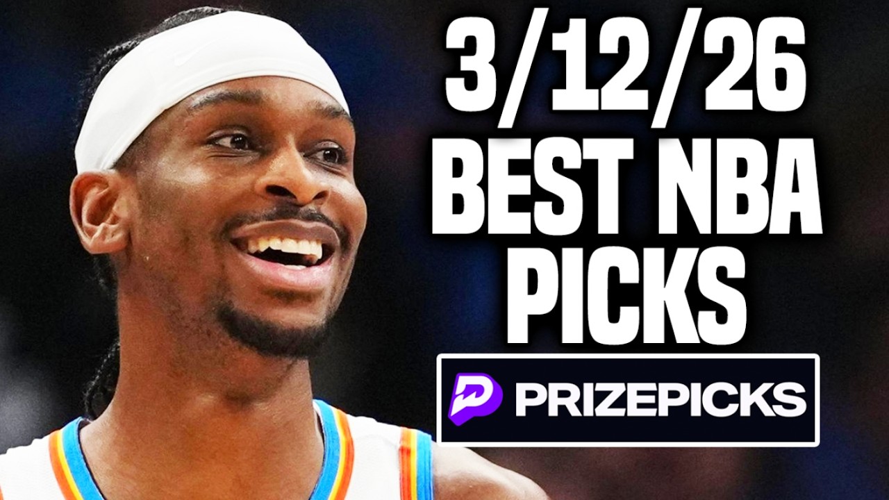 PRIZEPICKS TODAY NBA THURSDAY 3/12/26 - FREE PICKS! (8-0 SWEEP!)  - BEST PLAYER PROPS - NBA TODAY