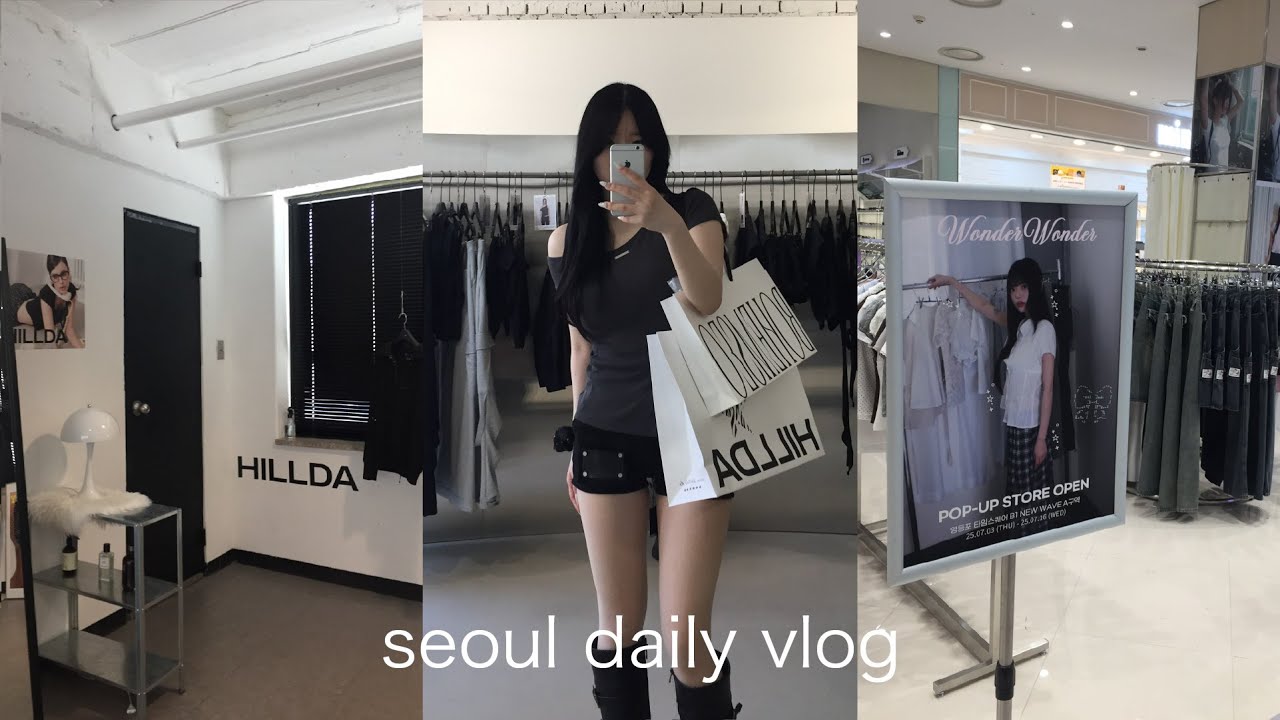 ｜daily vlog｜ソウルで可愛いお洋服たくさん買う日⋆˚𖥔 ݁