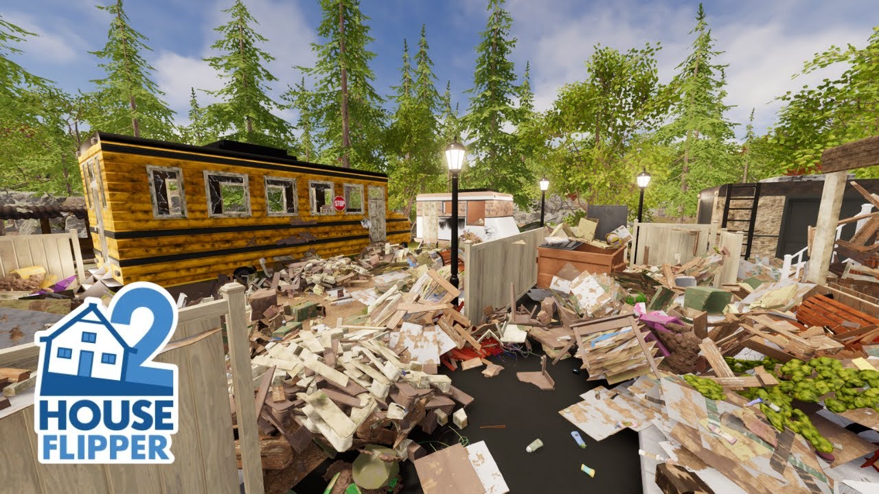 House Flipper 2 - Junkyard to Van Life Park (Custom Job)