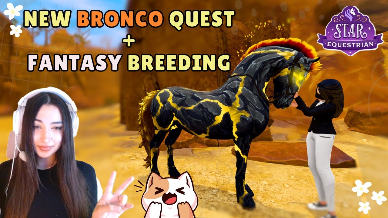 Bronco Quest + Fantasy Breeding ~Star Equestrian Vlog#13🤍