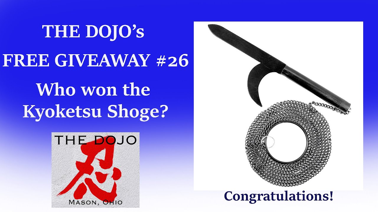 The Dojo Giveaway #26 - Kyoketsu Shoge Ninja tool