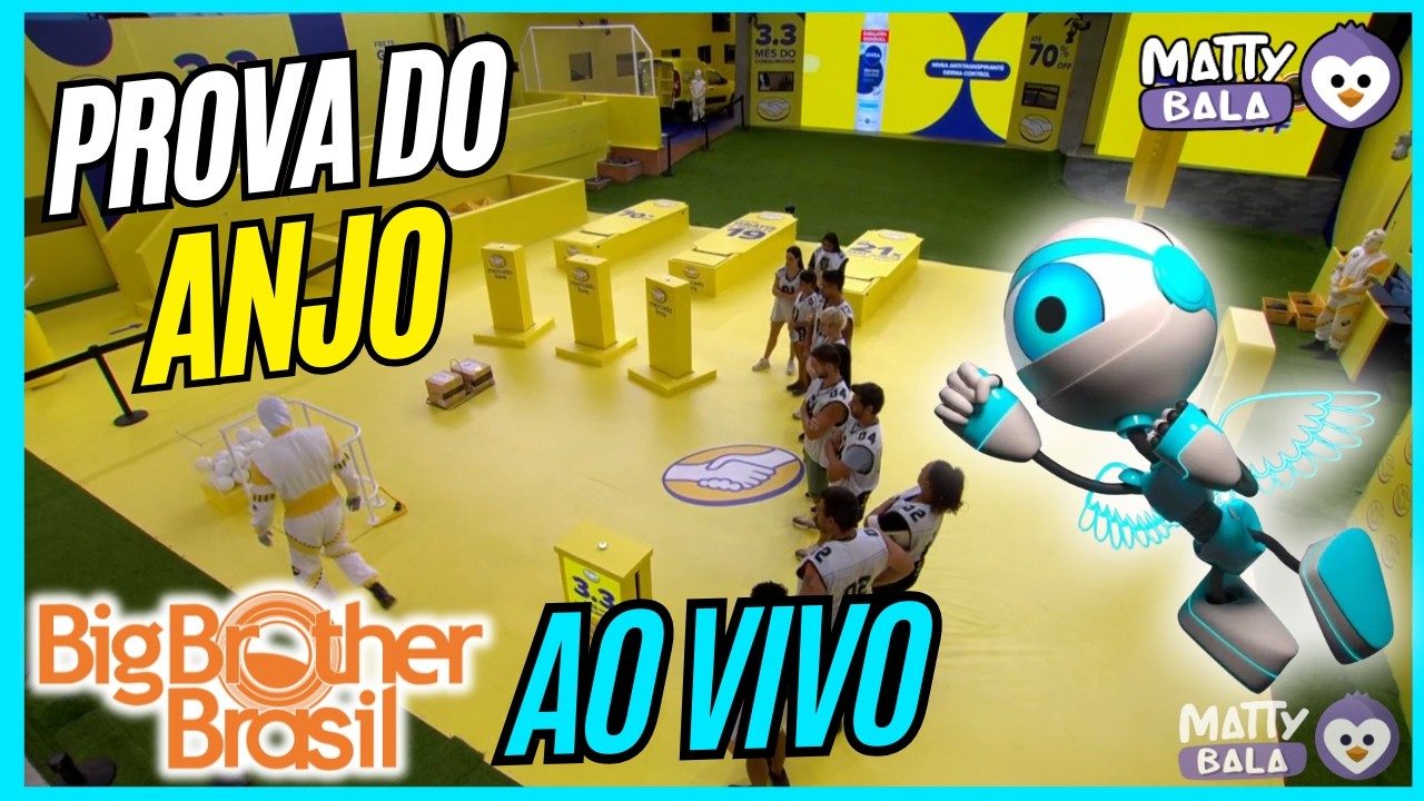 🔵 PROVA do ANJO - ao vivo - DESCUBRA QUEM é o ANJO e QUEM é o MONSTRO da SEMANA ? BBB 26 #bbb #BBB26