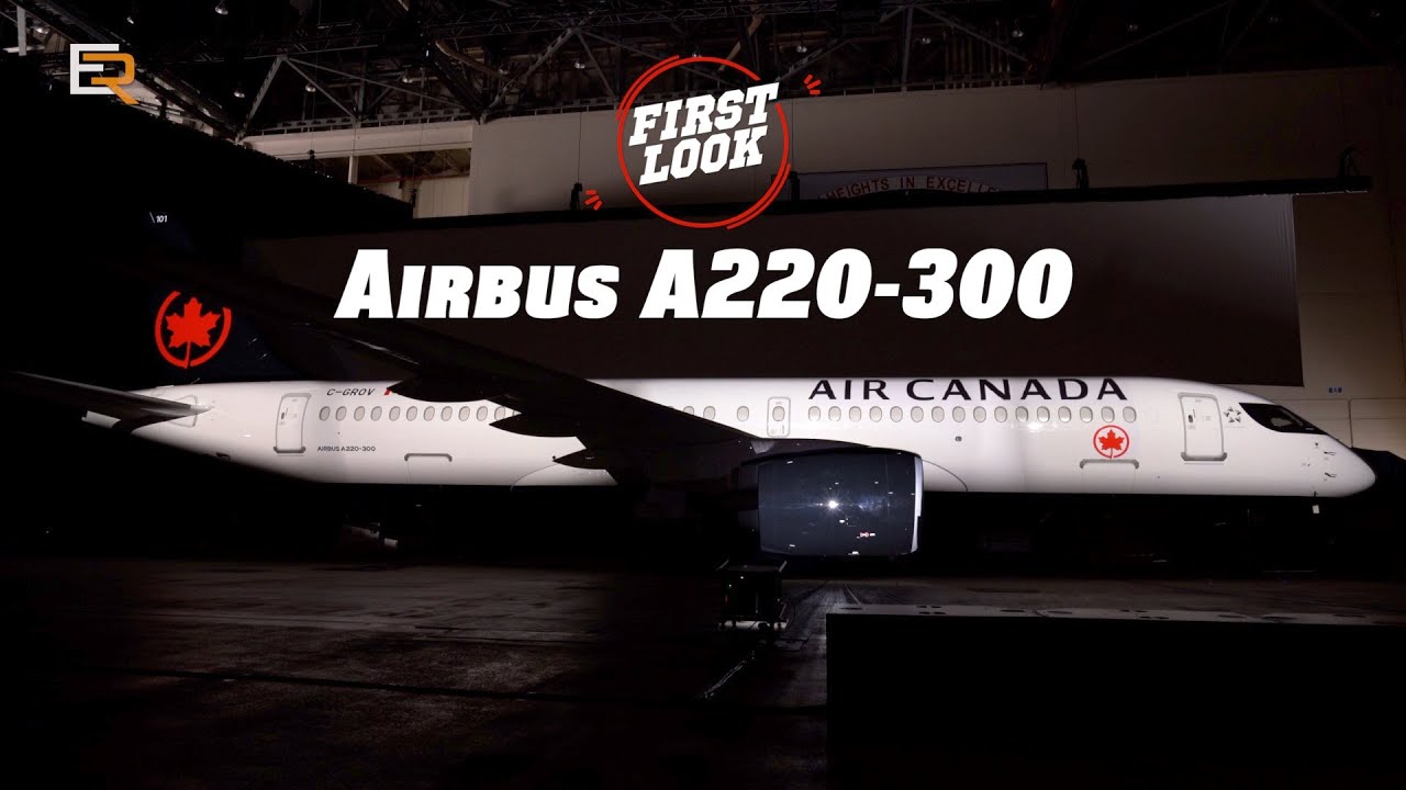 Air Canada A220-300 First North American Flight