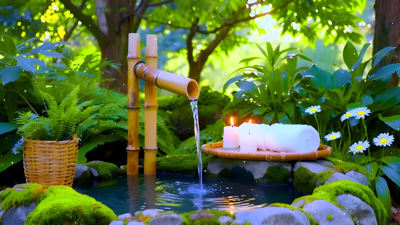 Insomnia Healing 😴 Soft Sleep Music with Gentle Water Sounds for Calm Nights