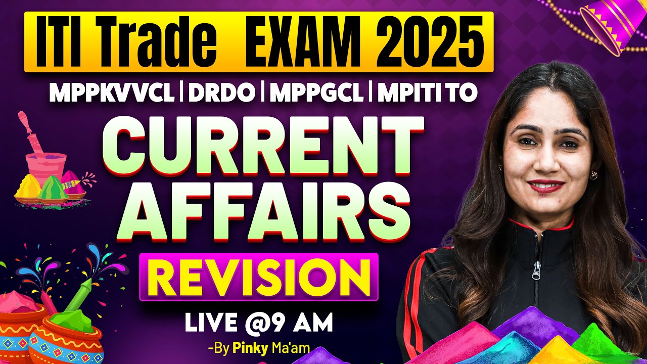SSC JE | DSSSB JE | NCL Current Affairs Revision 🔥 Live @8 AM | Pinky Ma’am