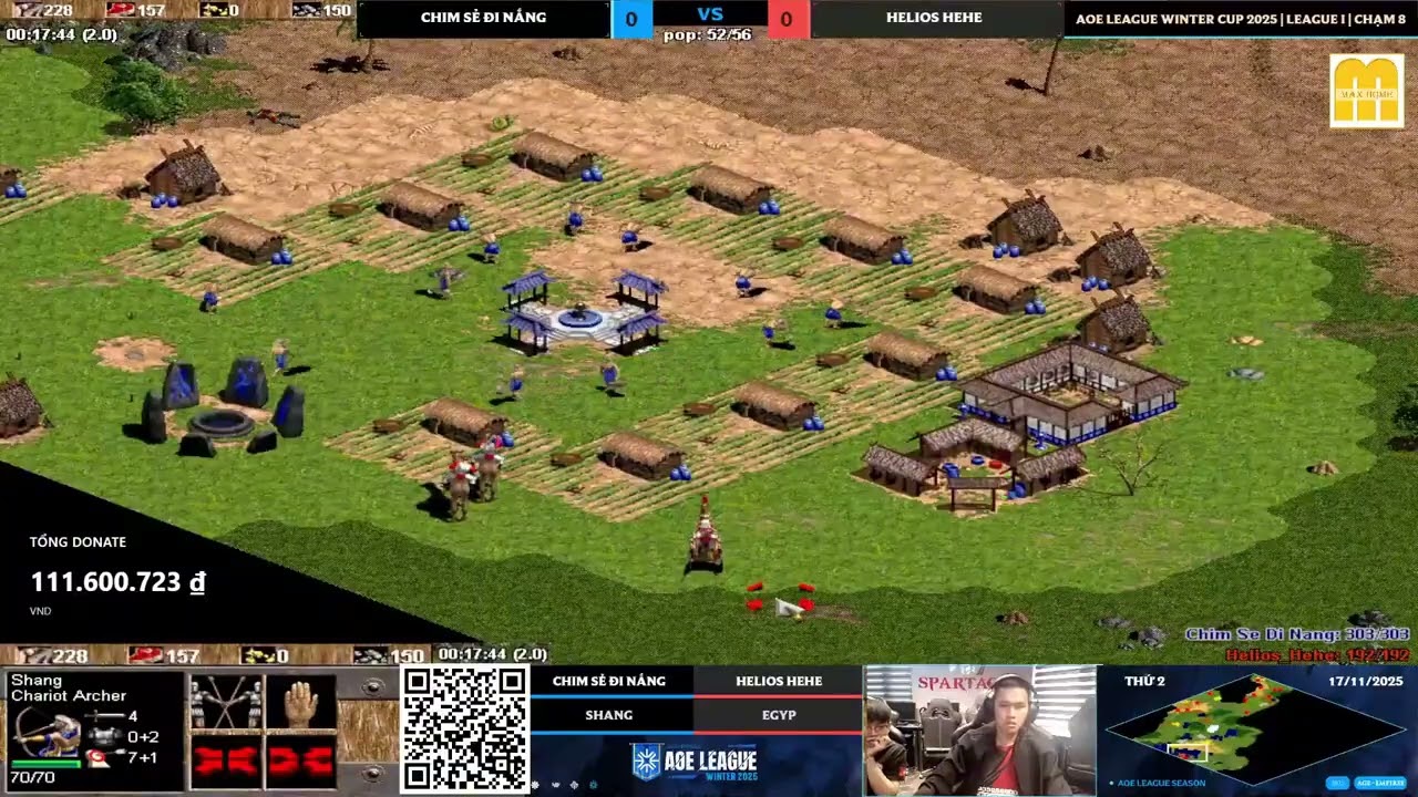 Chim Sẻ Đi Nắng vs HeHe | Vòng 11 | AoE League Winter 2025