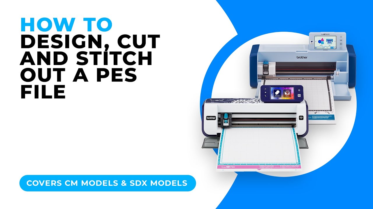 HOW TO DESIGN, CUT AND STITCH OUT A PES EMBROIDERY FILE