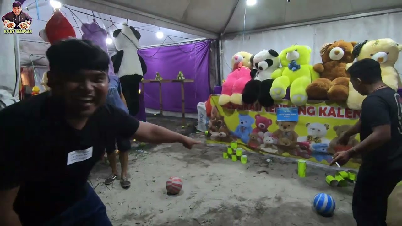 TRIK GAME TENDANG BOLA DI PASAR MALAM