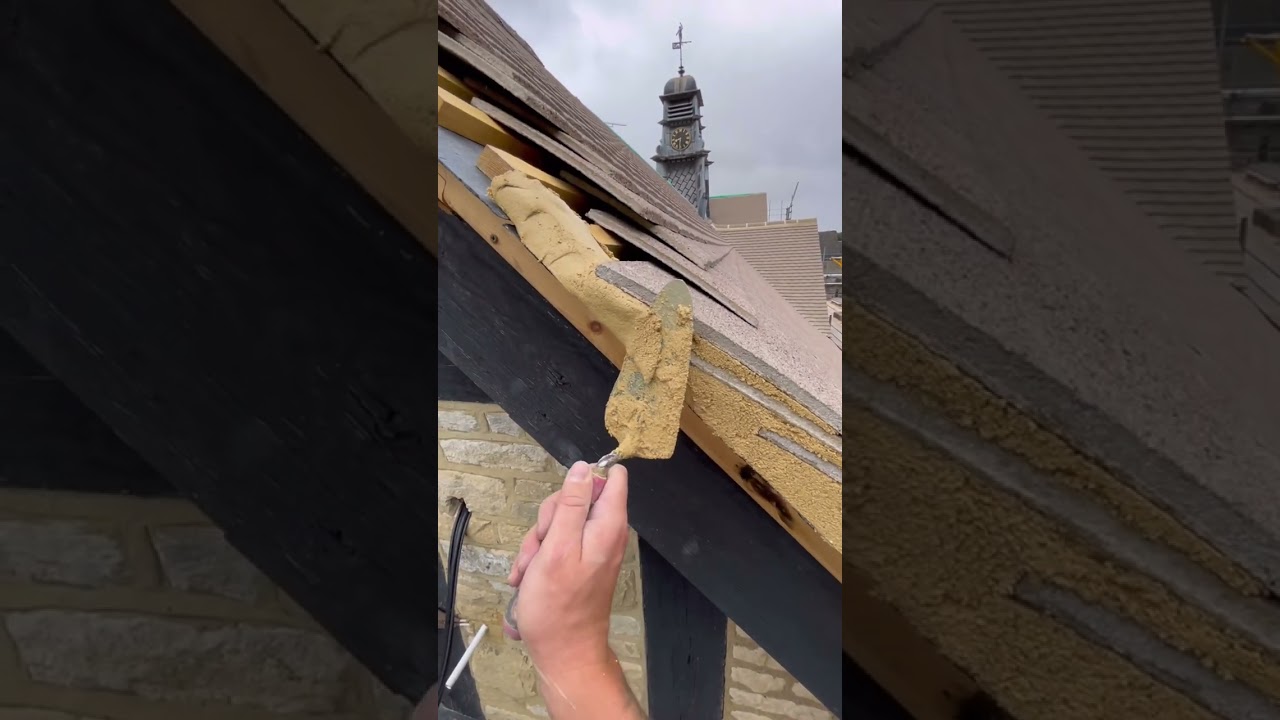 How to efficiently point a roof verge