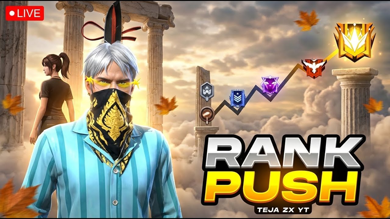 🔴 TELUGU LIVE STREAM TEJA ZX YT IS LIVE RANK PUSH