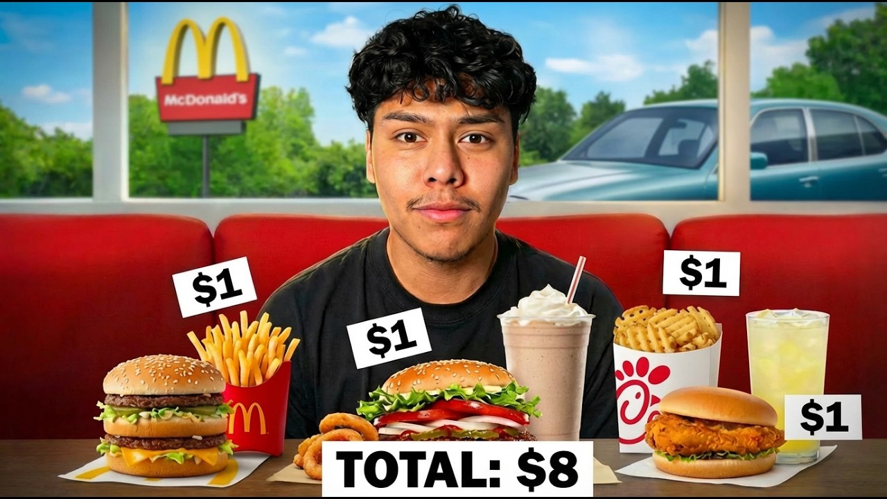 I Tried EVERY $1 Menu Fast Food Item! 🍔