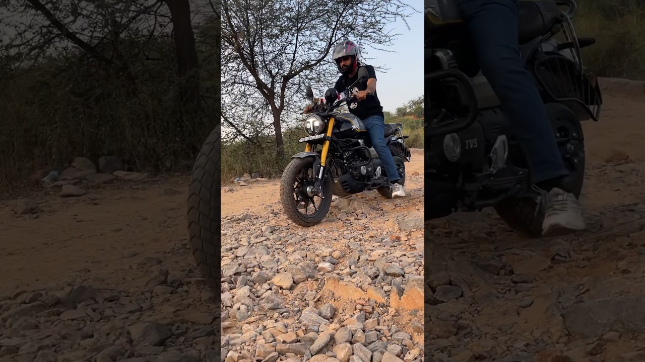 Aaj krte hai TVS Ronin Off Road Test #bikeride #bike #offroad