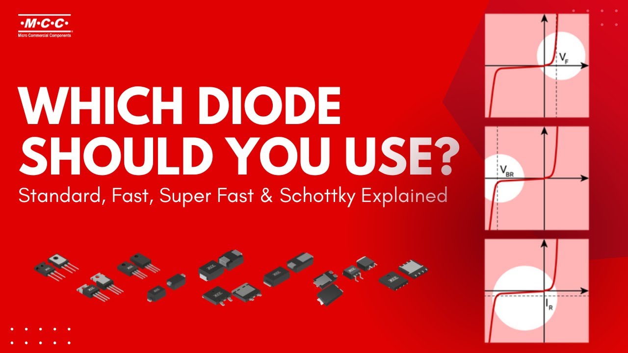 How to Choose the Right Rectifier Diode: Standard, Fast, Schottky, or Super Fast?
