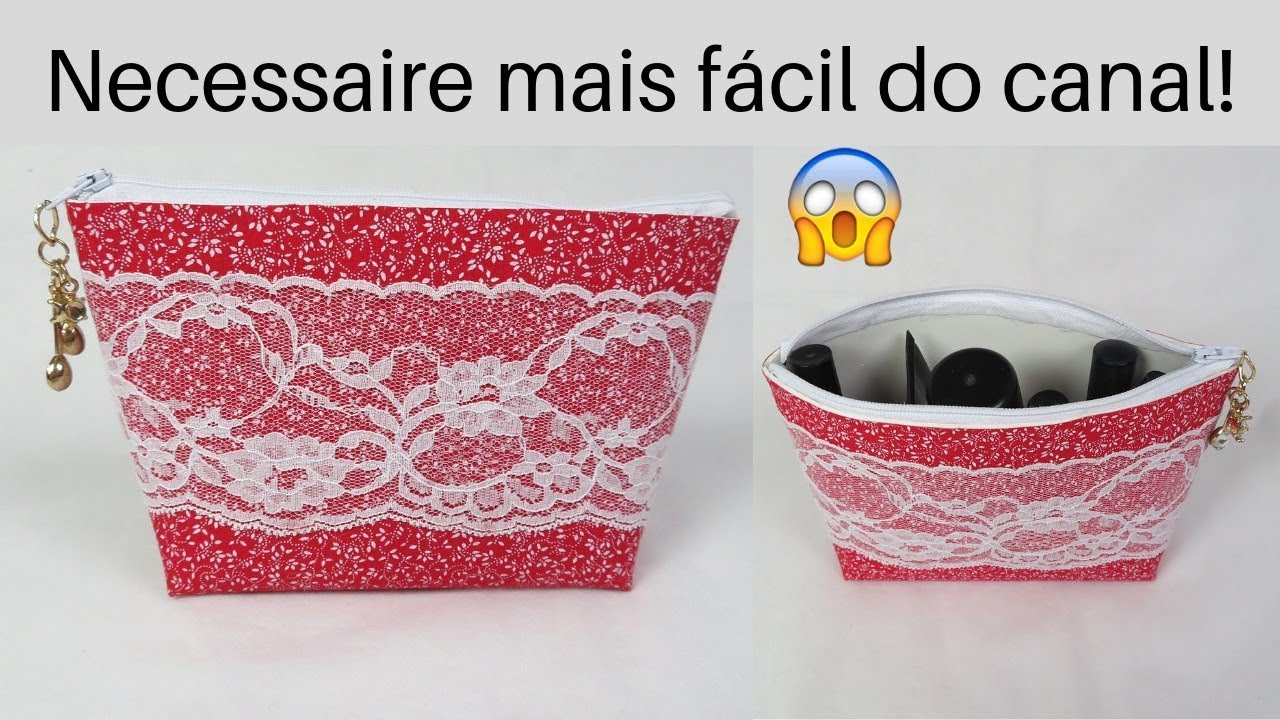 Como fazer necessaire de EVA com zíper (super fácil) | Pricity