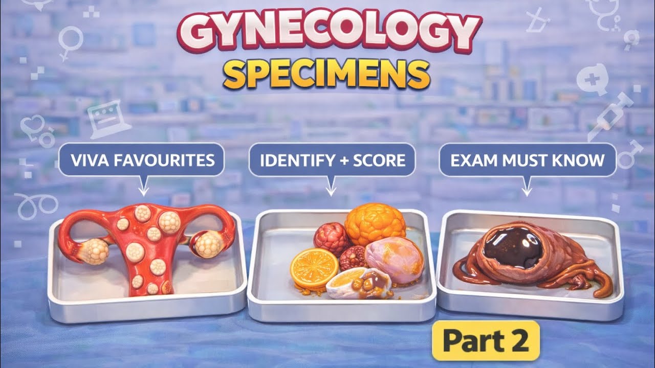 MUST KNOW Gynecology Specimens | MBBS Final Year Practical Viva (Part 2)