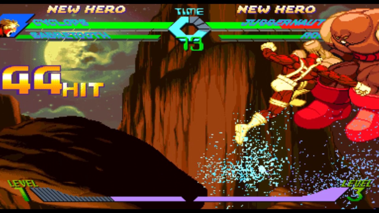 X-men Vs Street Fighter Cyclops 100% Combo