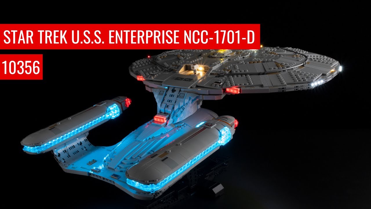Комплект светодиодной подсветки для LEGO® Star Trek U.S.S. Enterprise NCC-1701-D 10356
