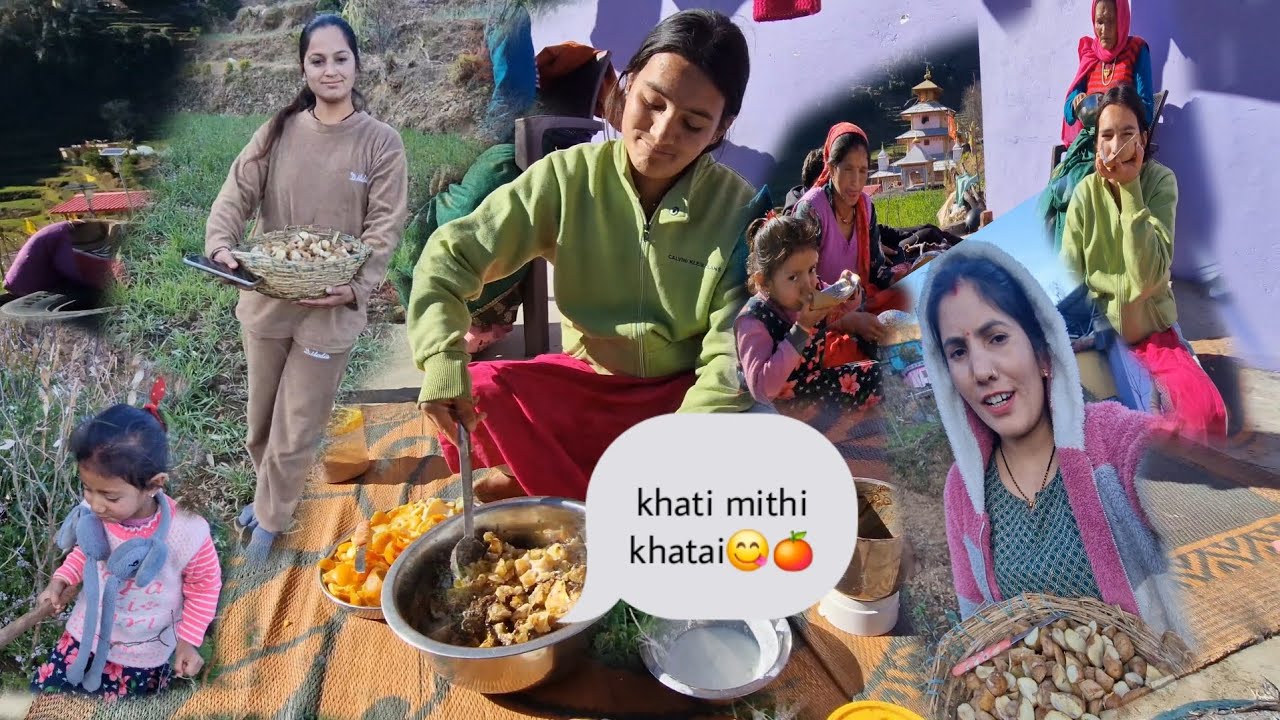 पहाड़ो मे लगा रहे आज कल आलू🥔{pahadilifestyle}🥰||Manisha chauhan panwar vloger||Pahado ka kam kaj..😱