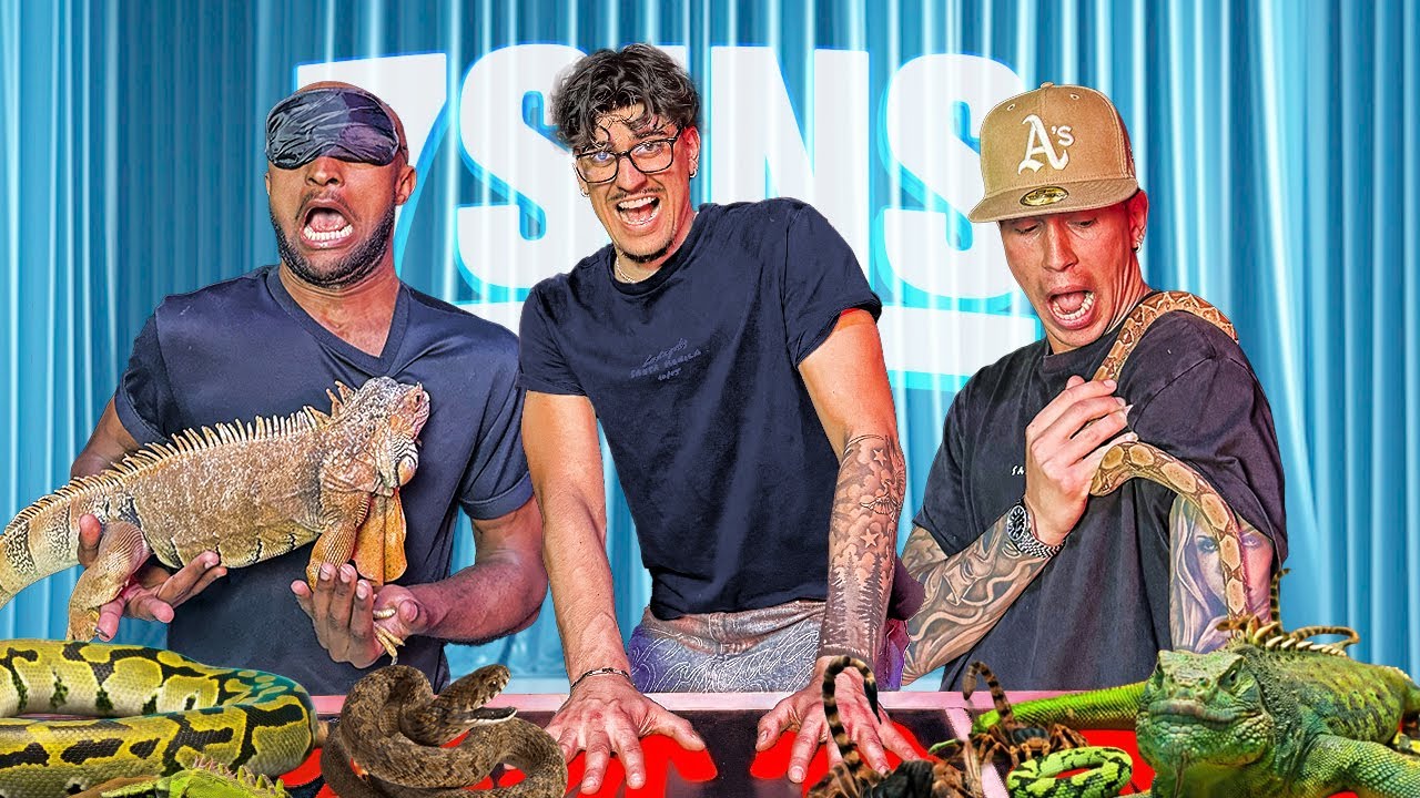 PROVA A NON MUOVERTI 🙌 sfidiamo una TARANTOLA VELENOSA ☠️, | 7SINS EXTREME CHALLENGE 🐍