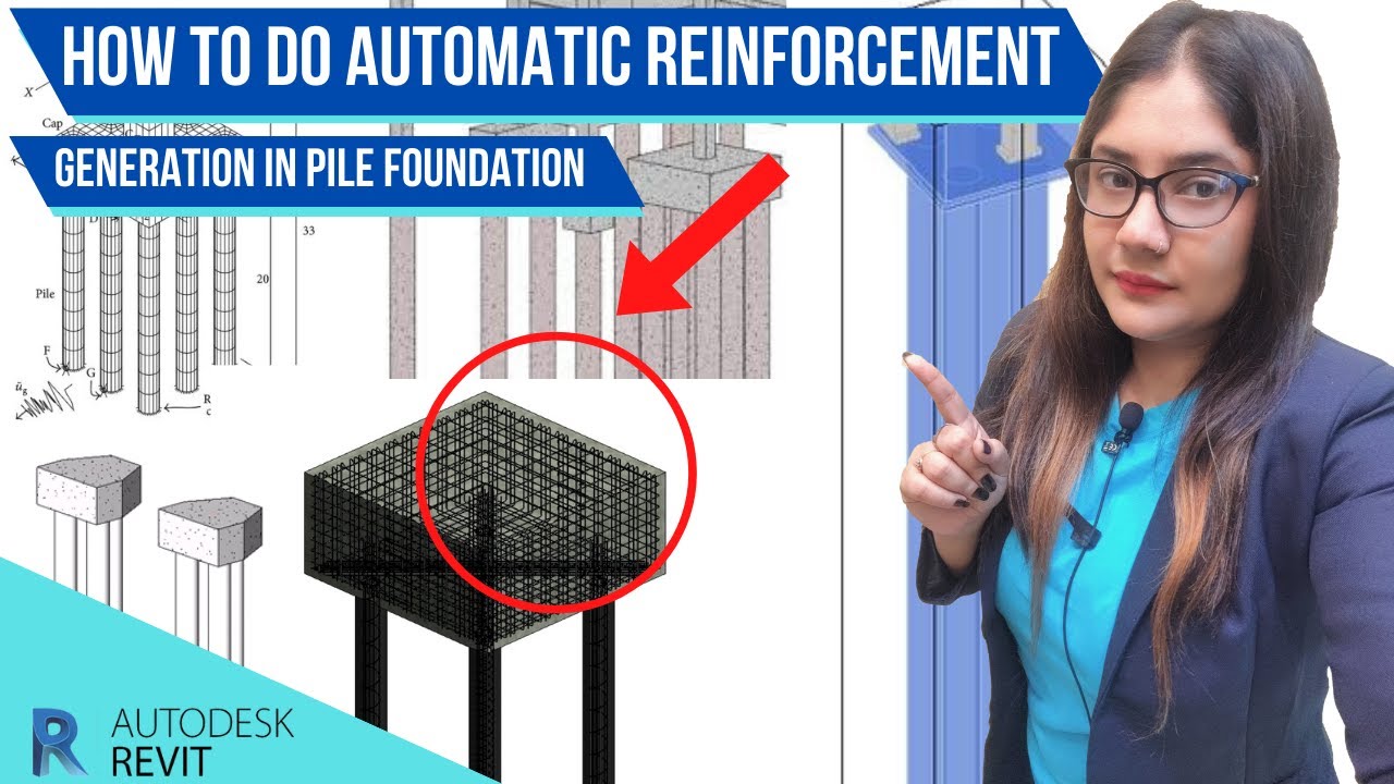 How to do Automatic Generation of Reinforcement in pile foundation | Revit Structure Tutorial