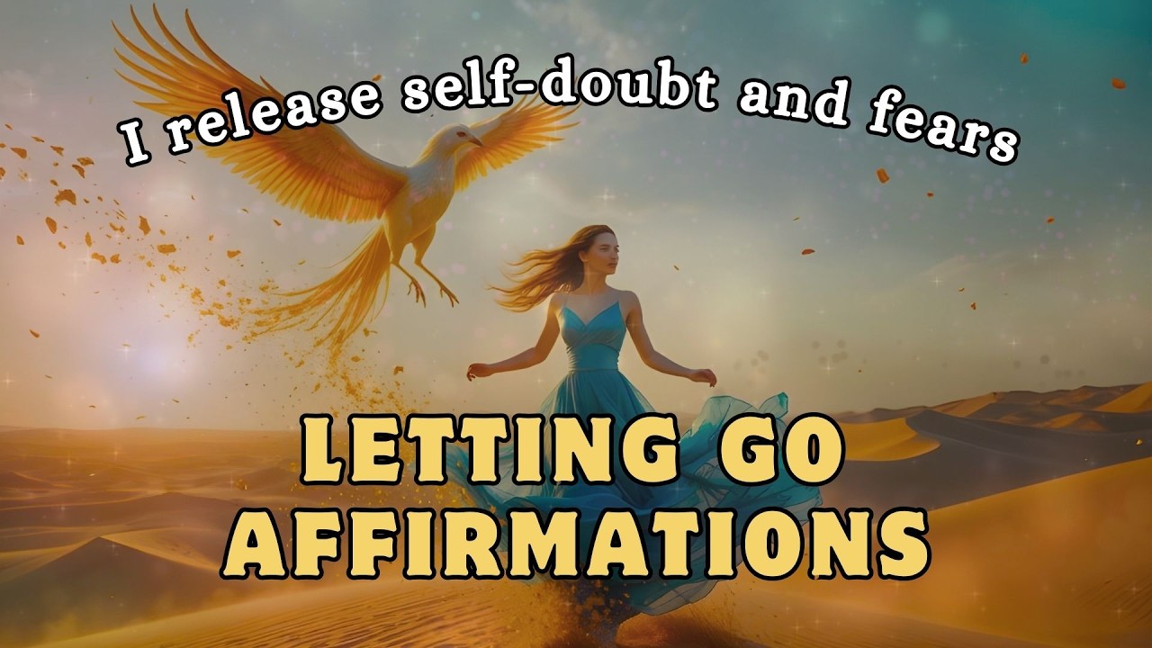 Release all negativity with affirmations for LETTING GO