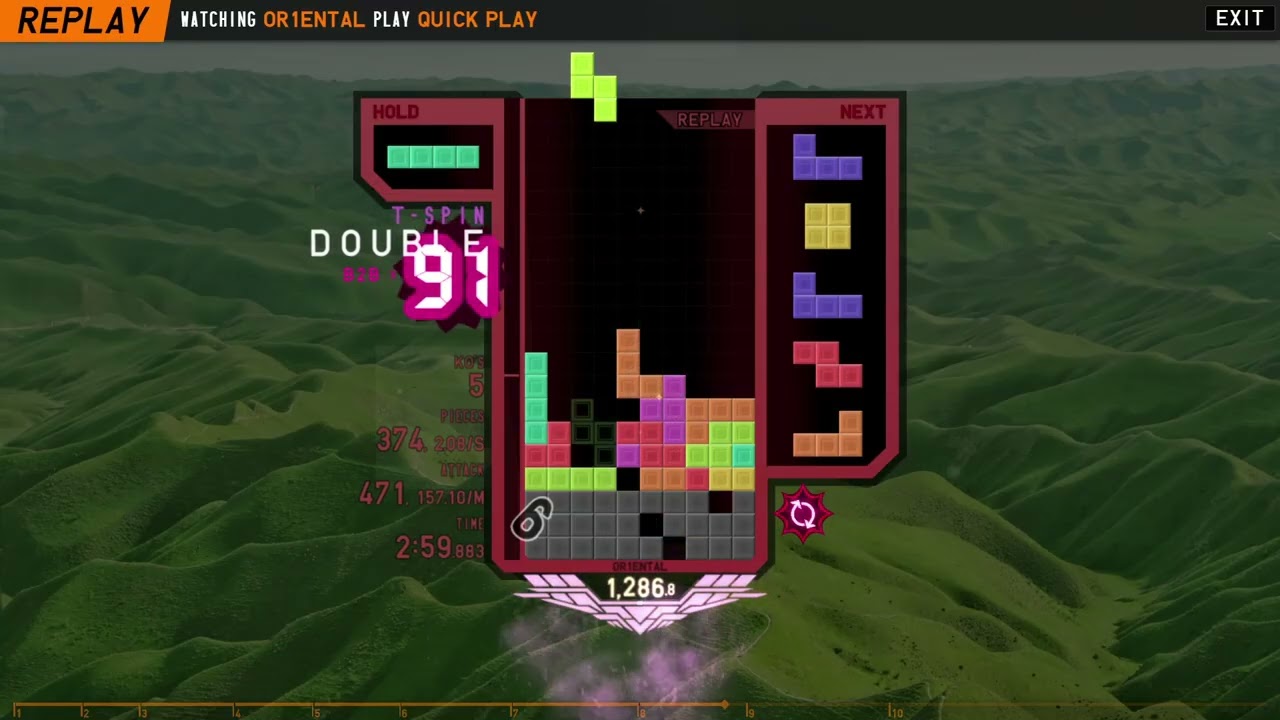 172 B2Bs in The Warlock | TETR.IO Quick Play 2