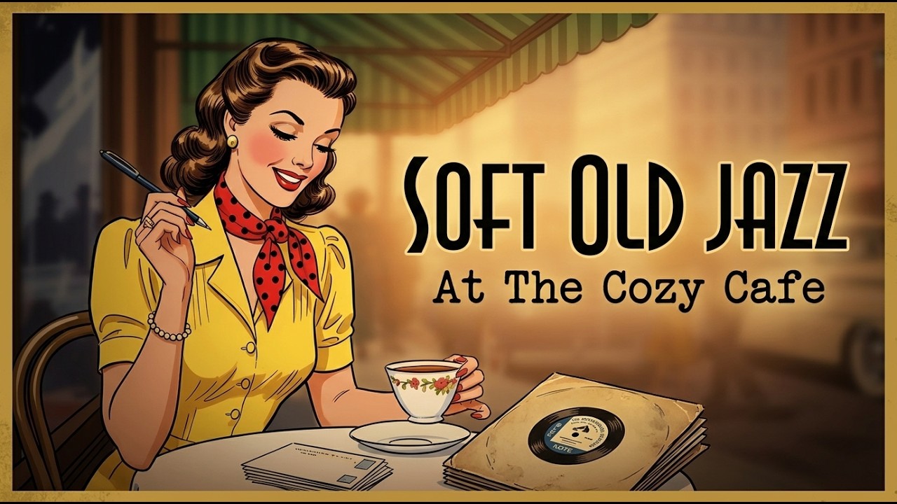 Soft Old Jazz at the Cozy Caf&eacute; | Vintage Coffee & Letter Writing Music