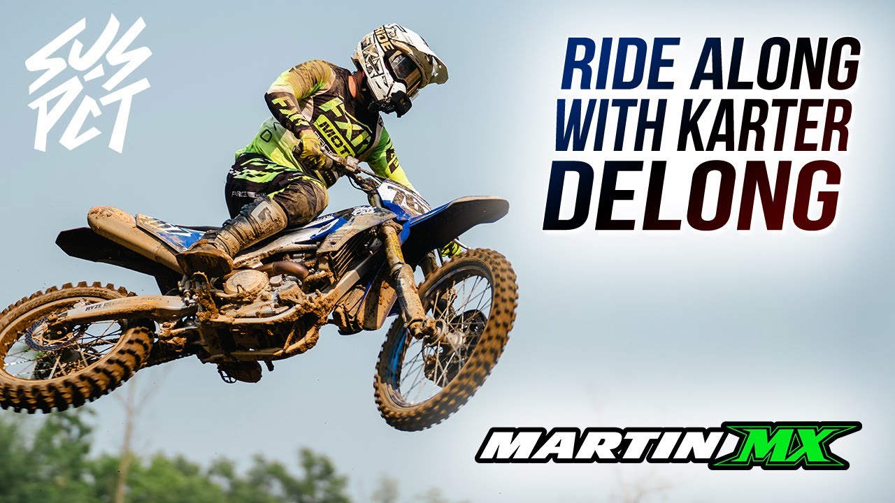 Riding Along With a FUTURE PRO At Martin MX Park - FT. Karter Delong