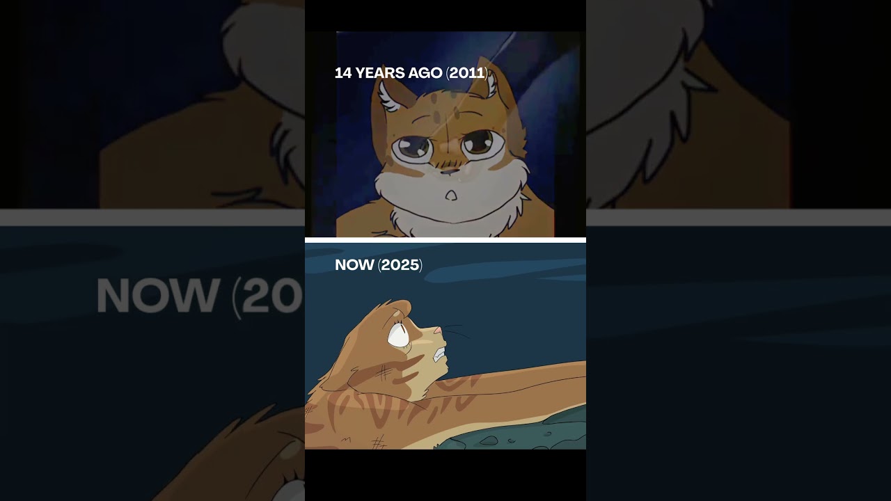 Warrior Cats Fan Animation - 14 Years Ago vs Now