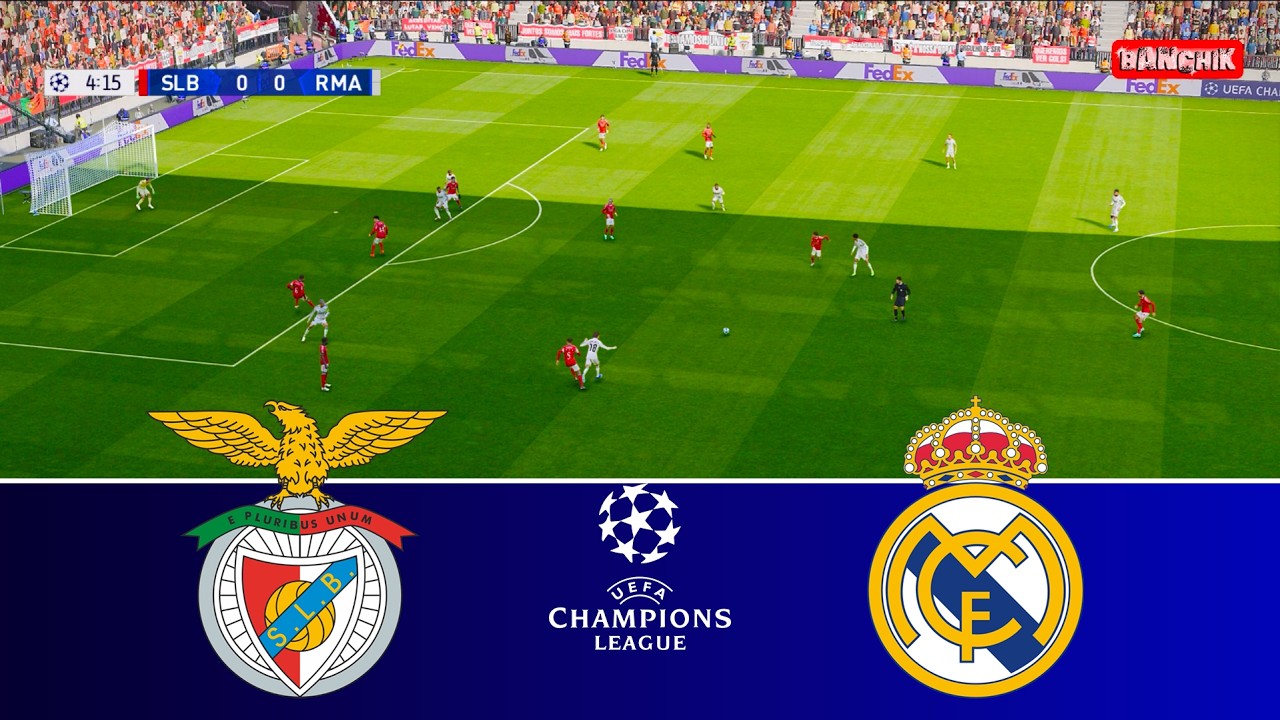 Benfica vs PSG - UEFA Champions League 2026 UCL | Full Match All Goals | Pes 21 Gameplay