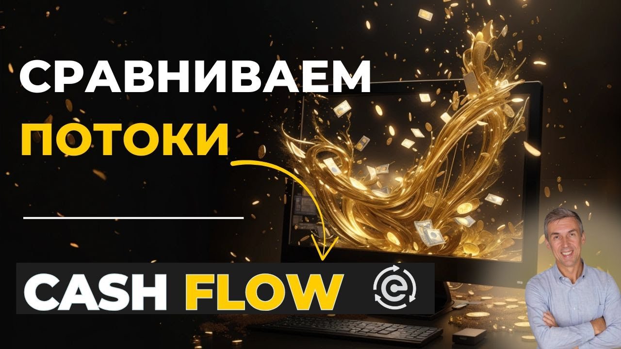 Сравниваем потоки Cash Flow -  Быстрый и Растущий