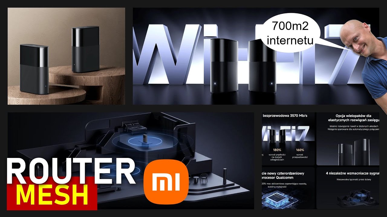 Router XIAOMI BE3600 Pro Wifi 7 Mesh - banalny montaż i konfiguracja internetu w całym domu