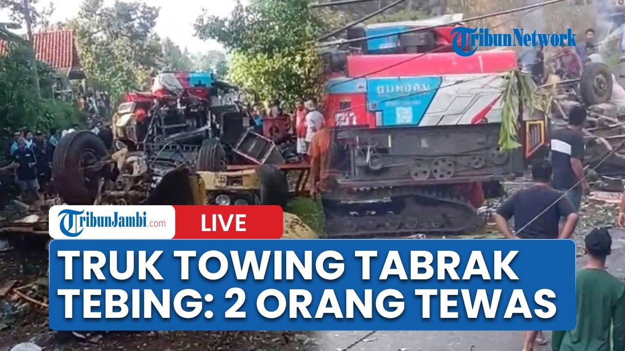 🔴Laka Maut di Banyumas, Truk Pengangkut Alat Berat Hantam Tebing di Turunan Muria: 2 Tewas