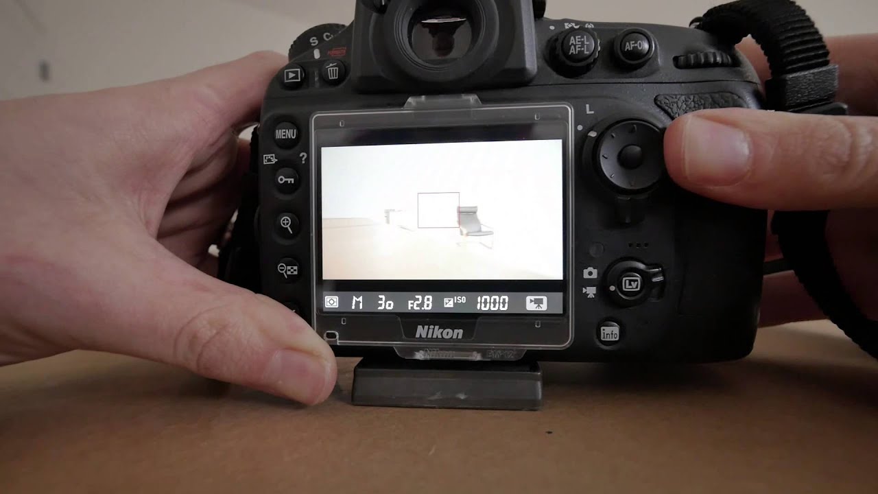 Stupid Nikon D800 photo + video setting