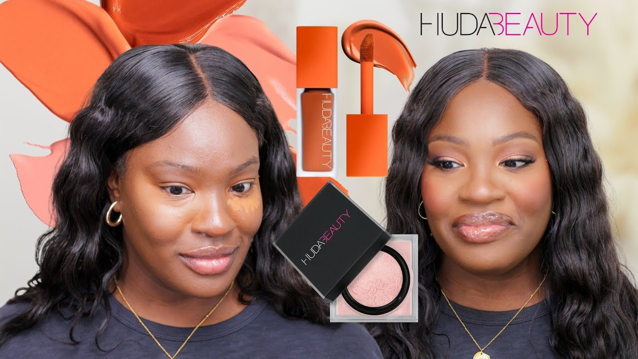 Huda Beauty #FauxFilter Color Corrector & Huda Beauty Cherry Blossom Powder | Demo & Wear Test