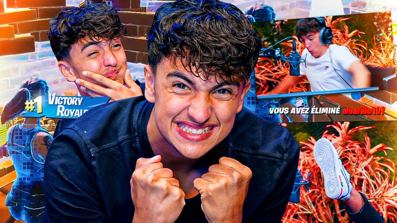 Je retombe de ma chaise + TOP 1 de fou sur Fortnite !!