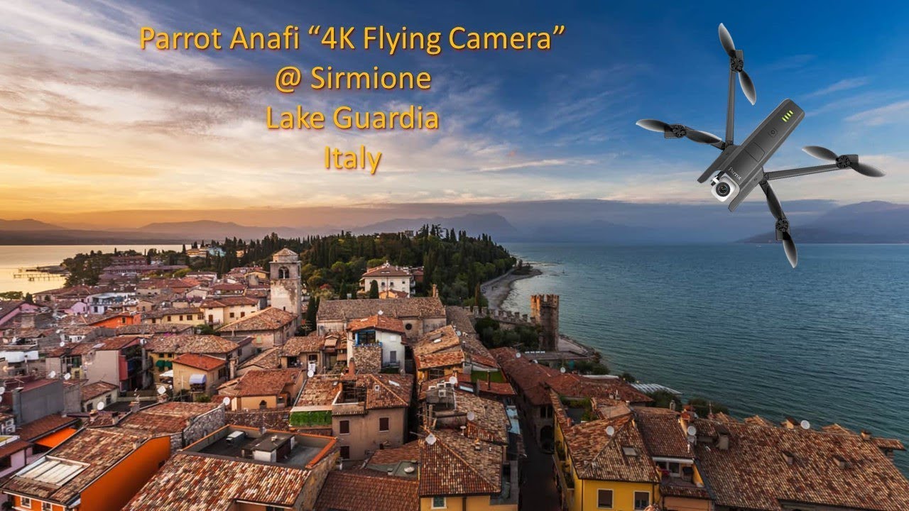 Parrot Anafi 'Flying Camera' @ Lake Guardia - Sirmione - Italy