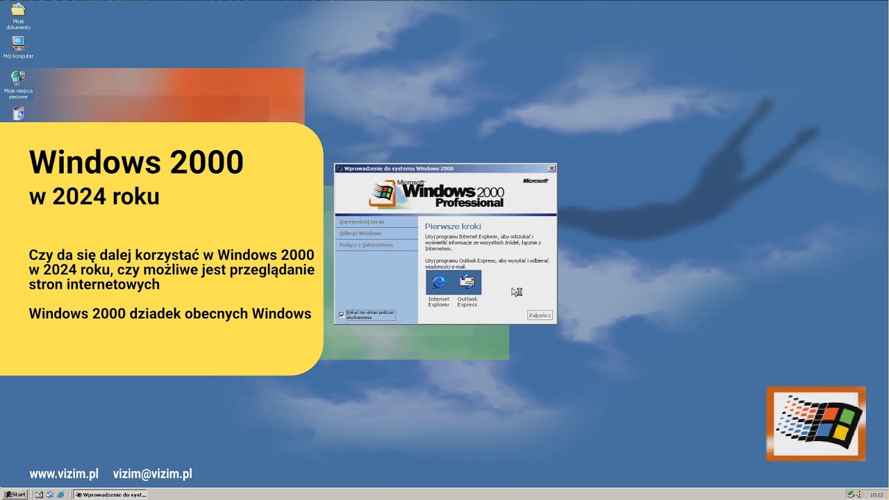 Windows 2000 w 2024 roku czy dalej da się go używać i przeglądać Internet