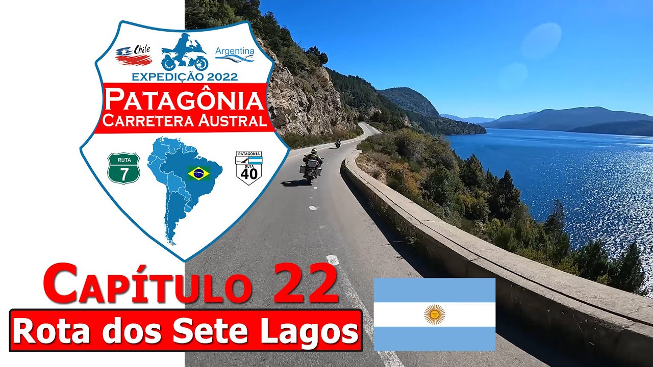 Viagem de Moto a Patagônia -  Capítulo 22 -  Ruta 40 - Rota dos Sete Lagos