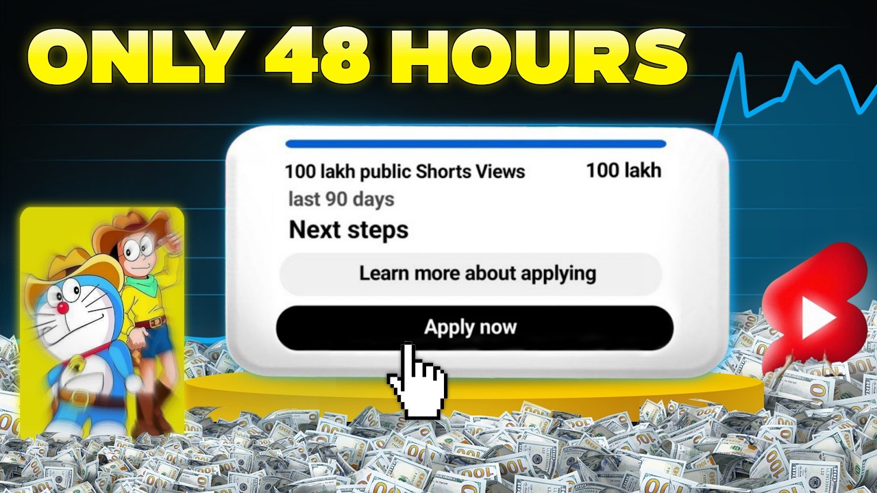 I Tried Doraemon Shorts For 48 Hours (Monetization Challenge 😍)