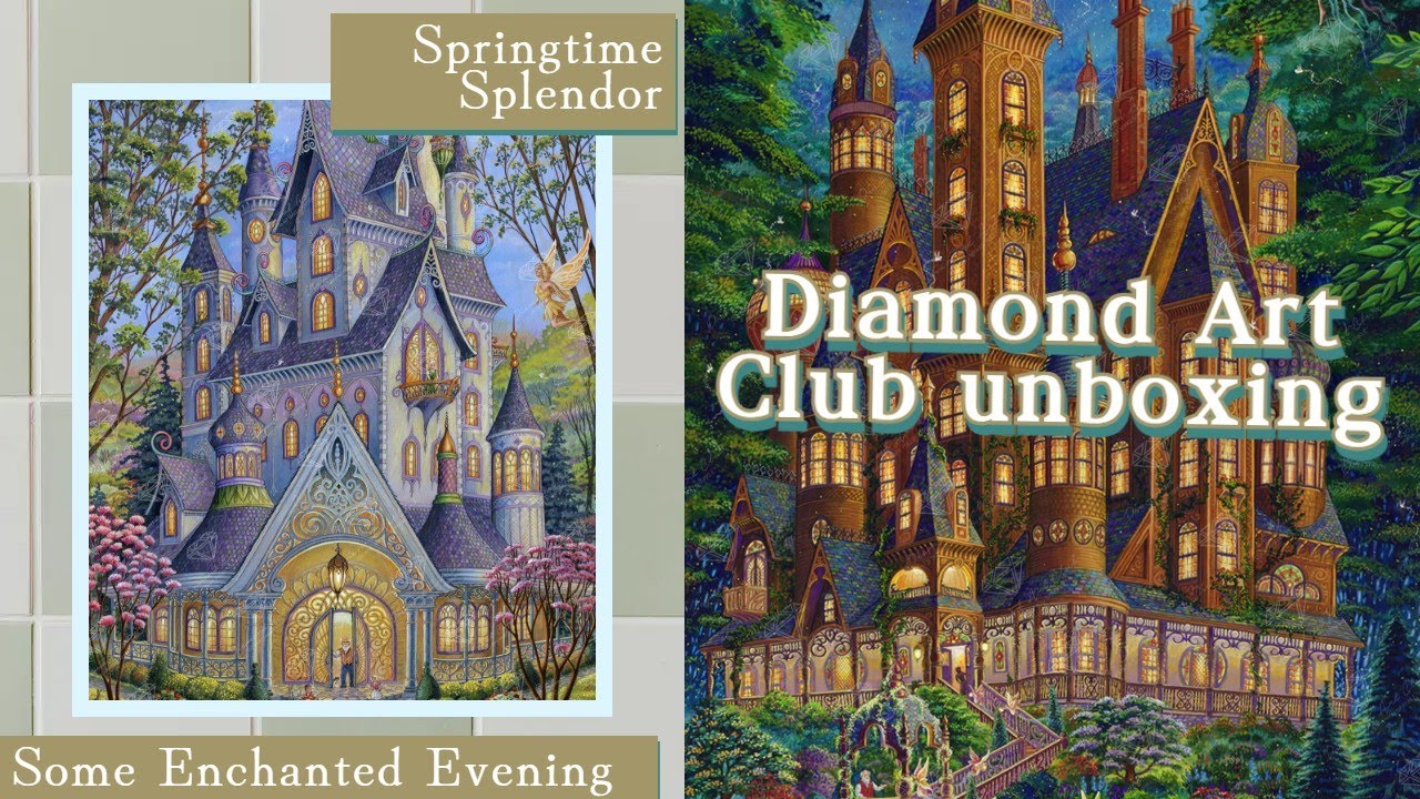 Распаковка товаров Diamond Art Club - Дома Рэндала Спэнглера