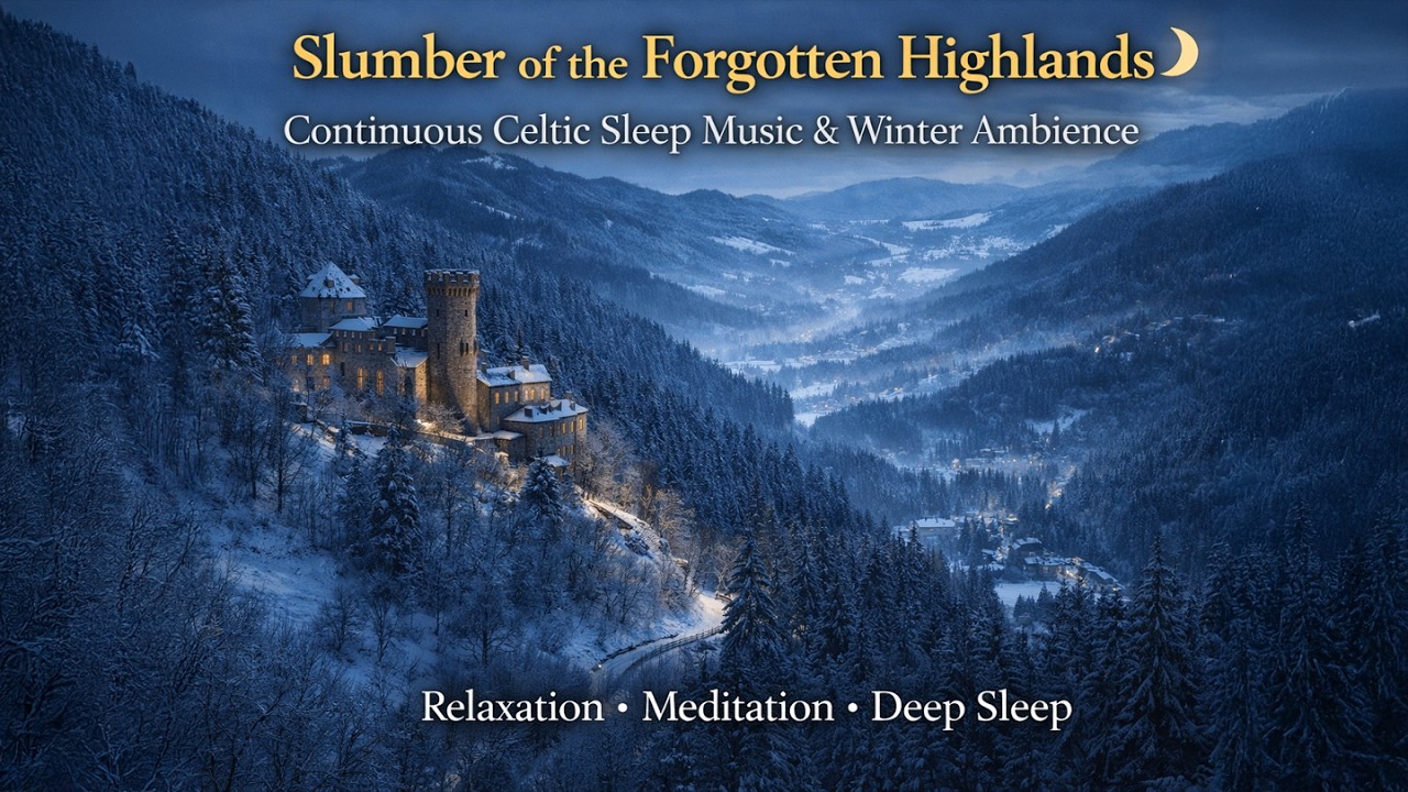 Slumber of the Forgotten Highlands | Continuous Celtic Sleep Music & Winter Ambience (1 Hour)