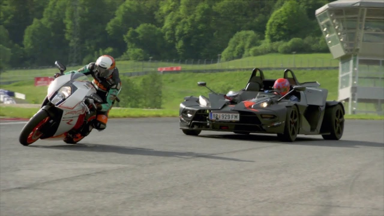 KTM Crossbow RR против KTM RC8R — пятая передача