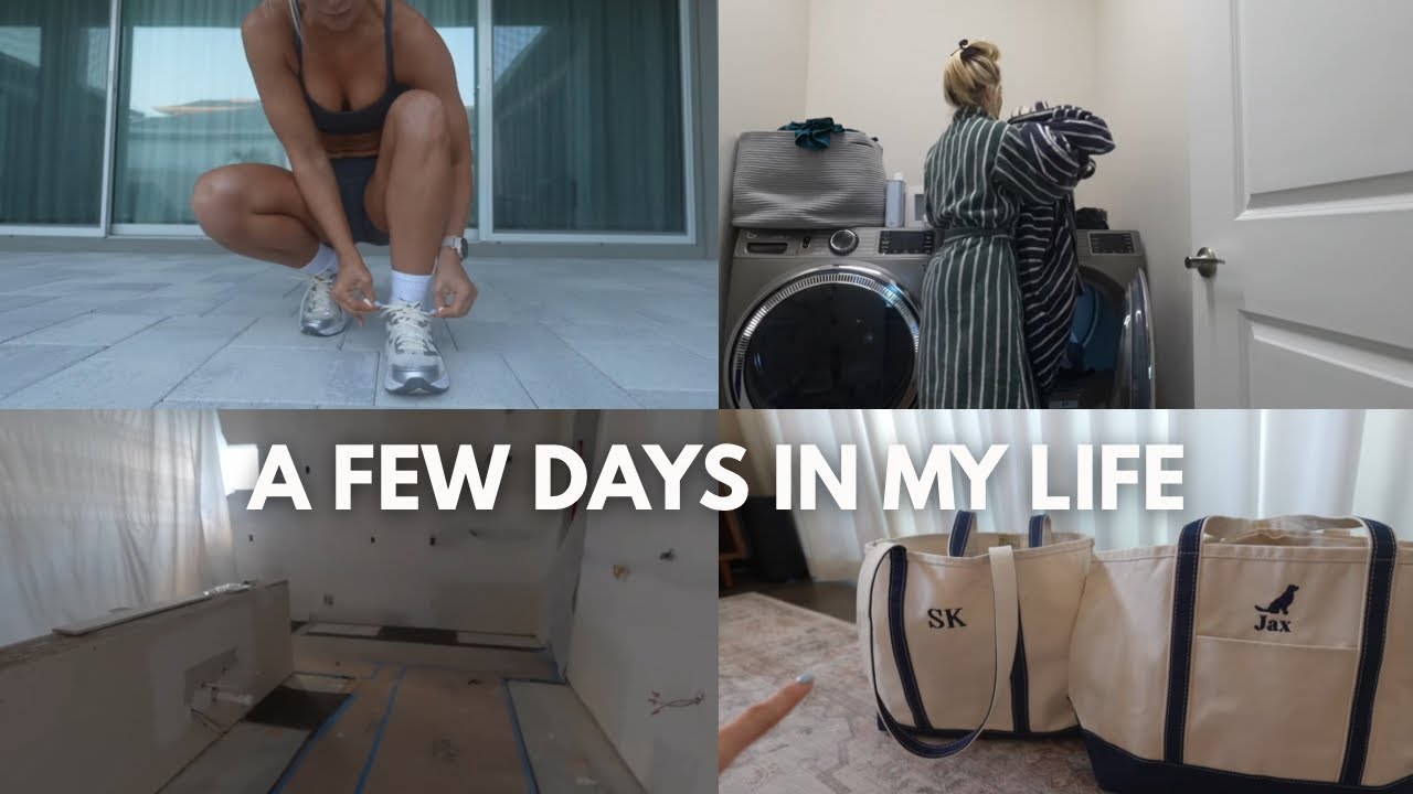 VLOG: work days, current read, kitchen update, packing for Charleston + a road trip